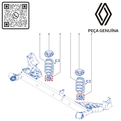 RN 316994-2 8200316994 CAL€O INFERIOR DA MOLA TRAS. LOG_SAN_DUS 4X2 -x2- -4-